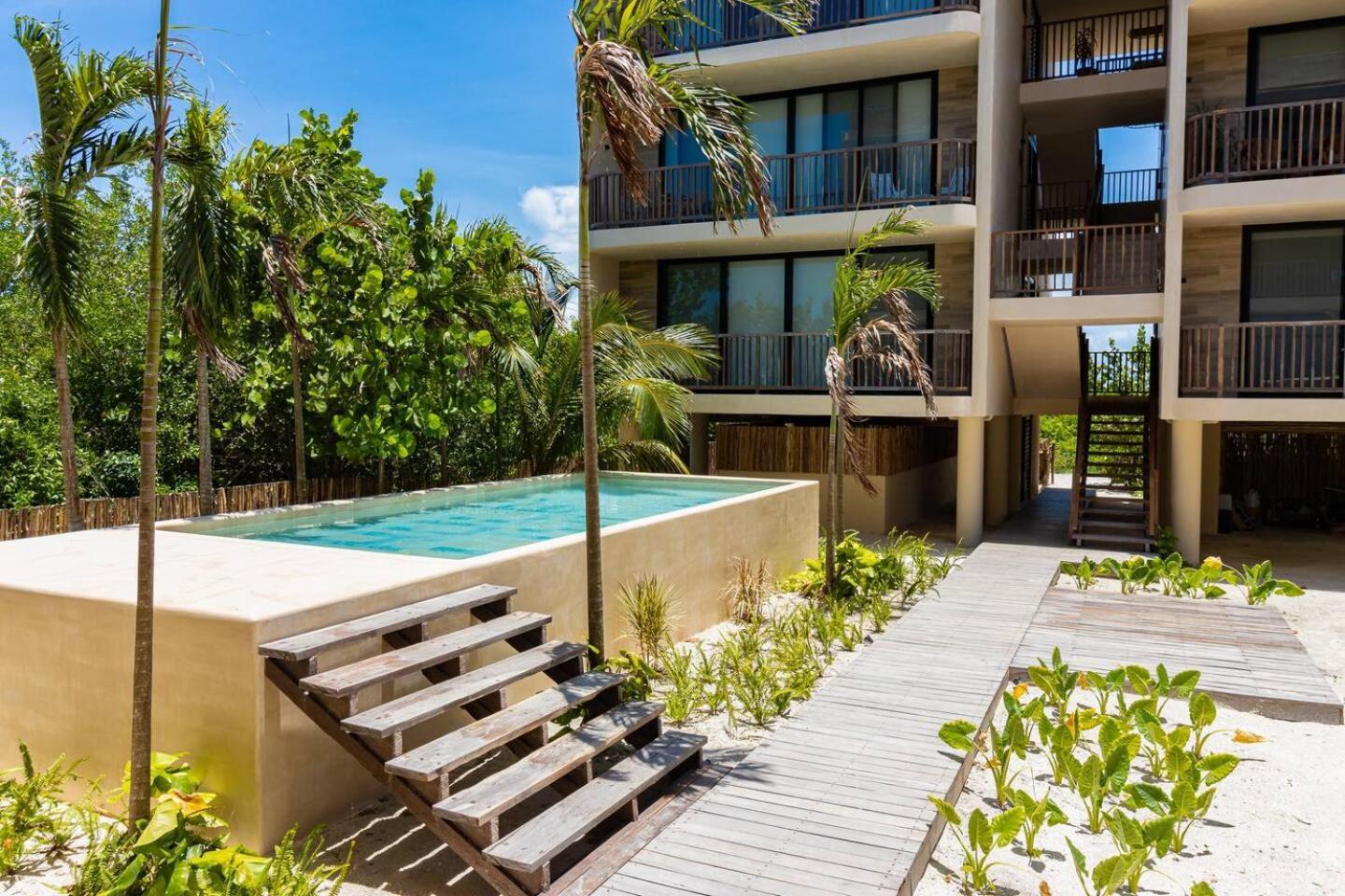 Pool View Loft Steps From The Ocean In Punta Cocos - C101 Hotel Ilha Holbox Exterior foto